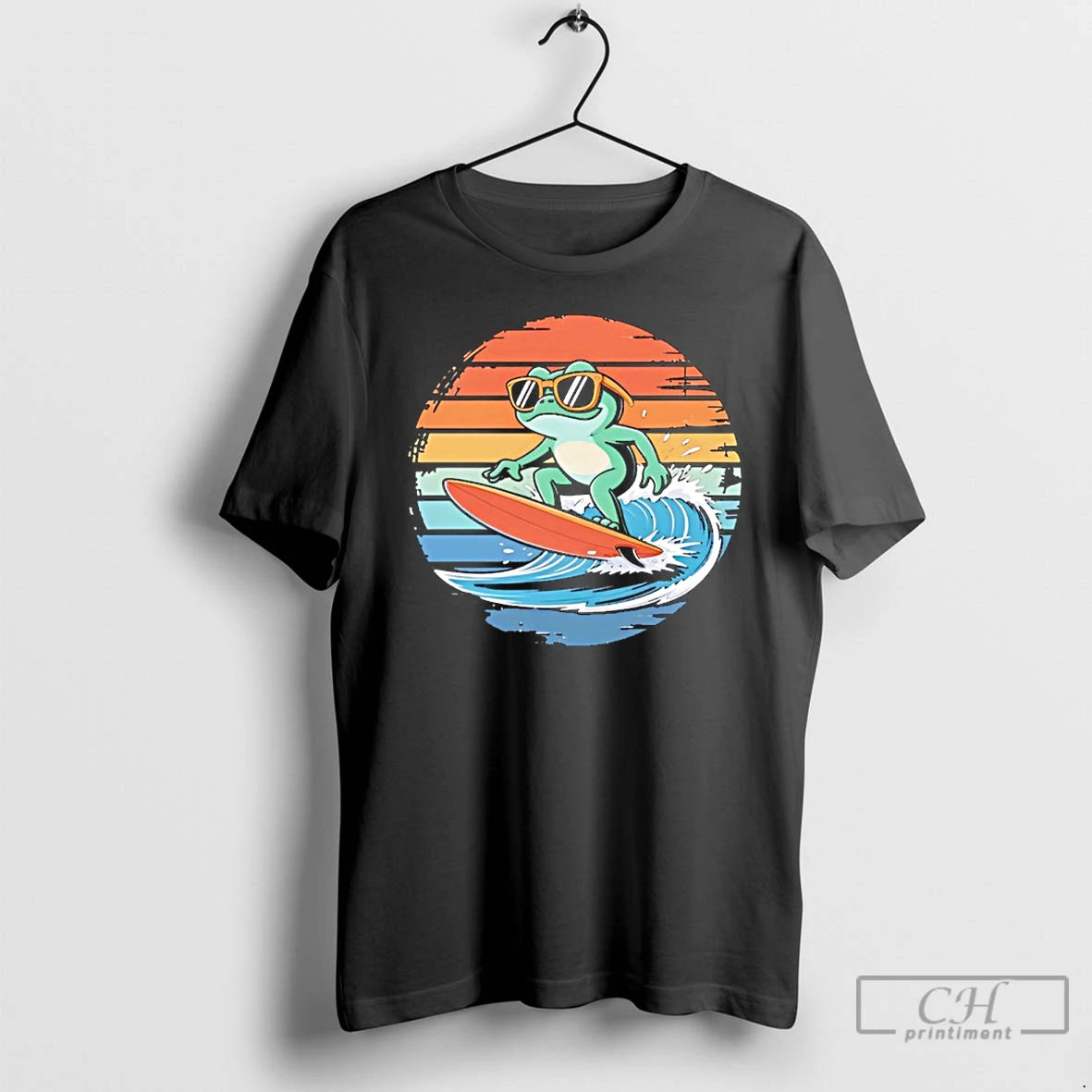 Classic Surfing Frog Vintage T-Shirts, Hoodie, Sweatshirt | RetroVerseTees.com