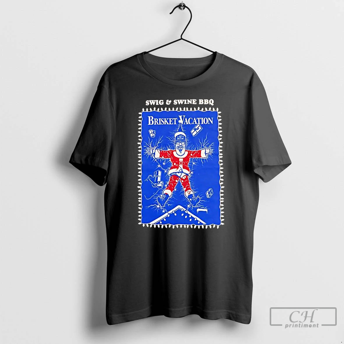Classic Swig Swine Bbq Brisket Vacation National Lampoons Christmas T-Shirts, Hoodie, Sweatshirt | RetroVerseTees.com