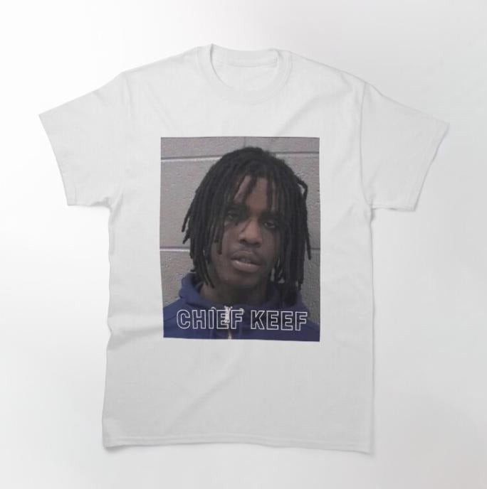 Classic T-Shirt for Sale mit Polizeifoto von Chief Keef Hoodie, Sweatshirt | RetroVerseTees.com