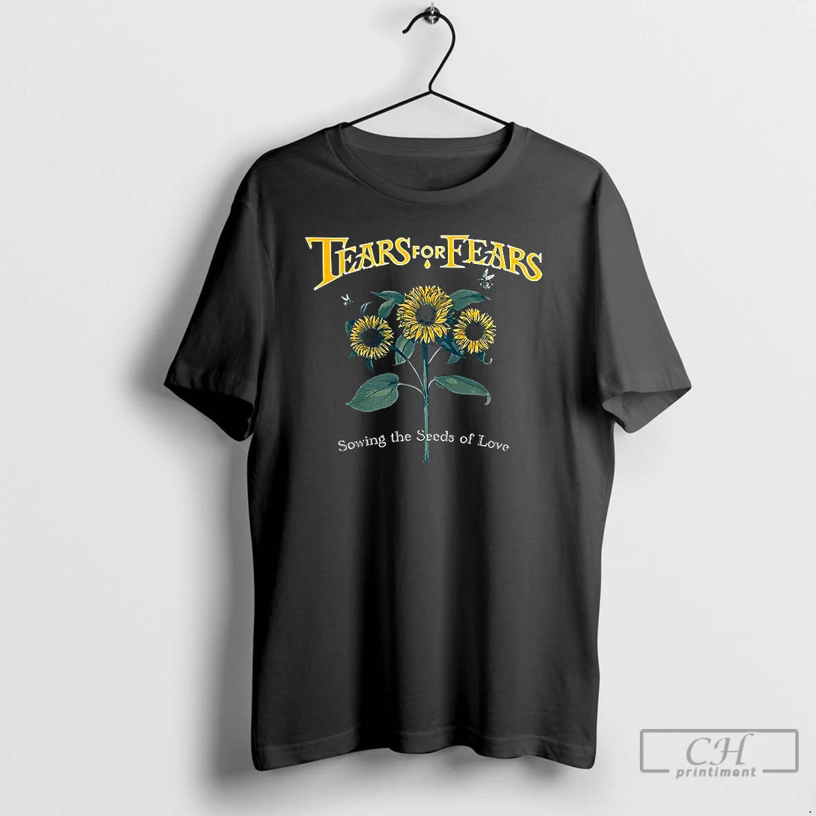 Classic Tears For Fears Sowing The Seeds Of Love Sunflowers T-Shirts, Hoodie, Sweatshirt | RetroVerseTees.com