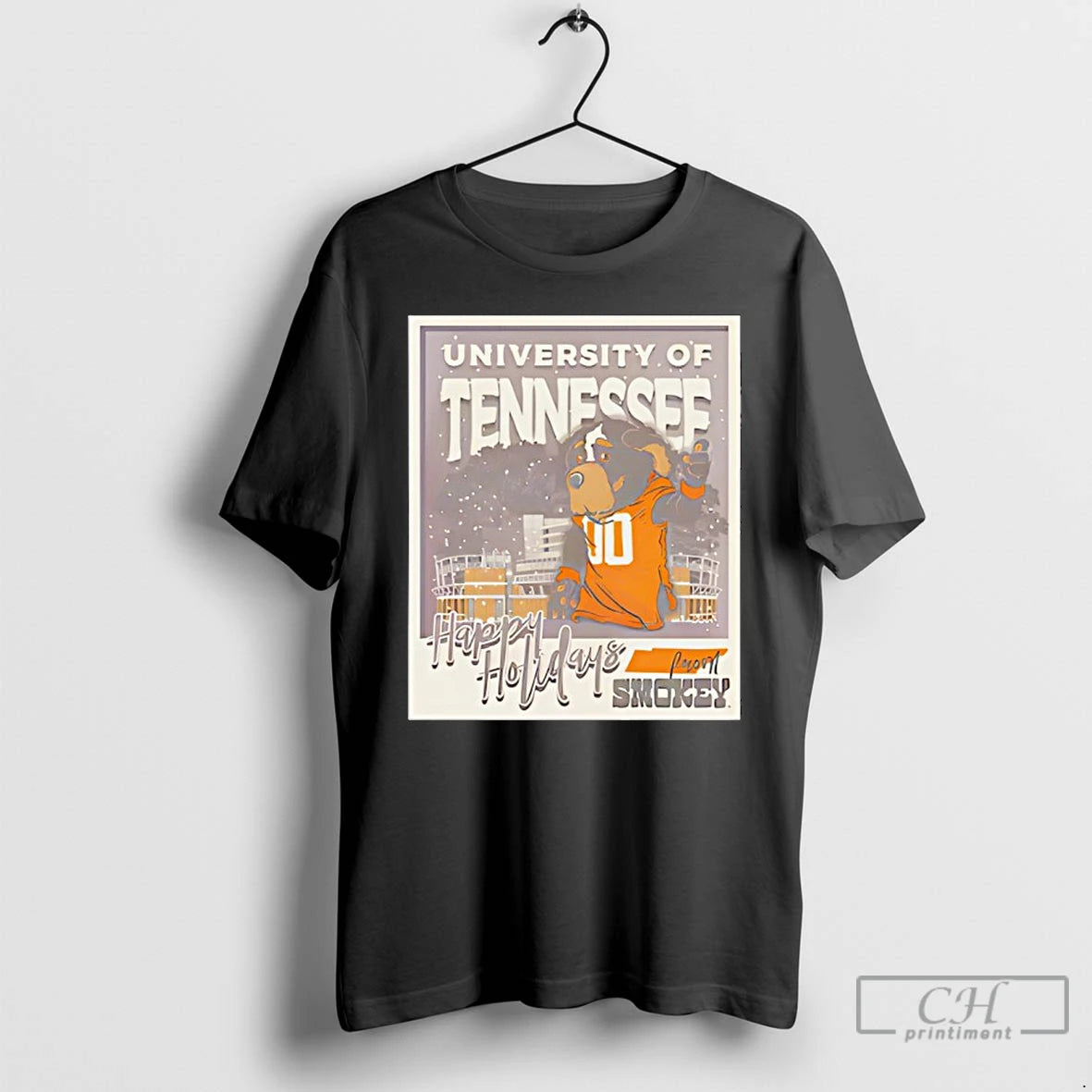 Classic Tennessee Volunteers Snowy Polaroid T-Shirts, Hoodie, Sweatshirt | RetroVerseTees.com