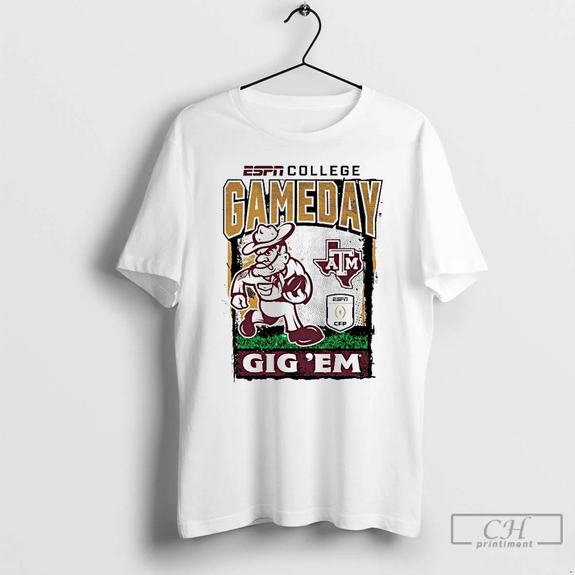 Classic Texas Am Aggies Cfp 25 2026 Gig Em Gameday Mascot T-Shirts, Hoodie, Sweatshirt | RetroVerseTees.com