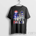 Classic Texas Rangers Ivan Pudge Rodriguez Dallas Cowboys Emmitt Smith Signatures Features T Shirts Sweater