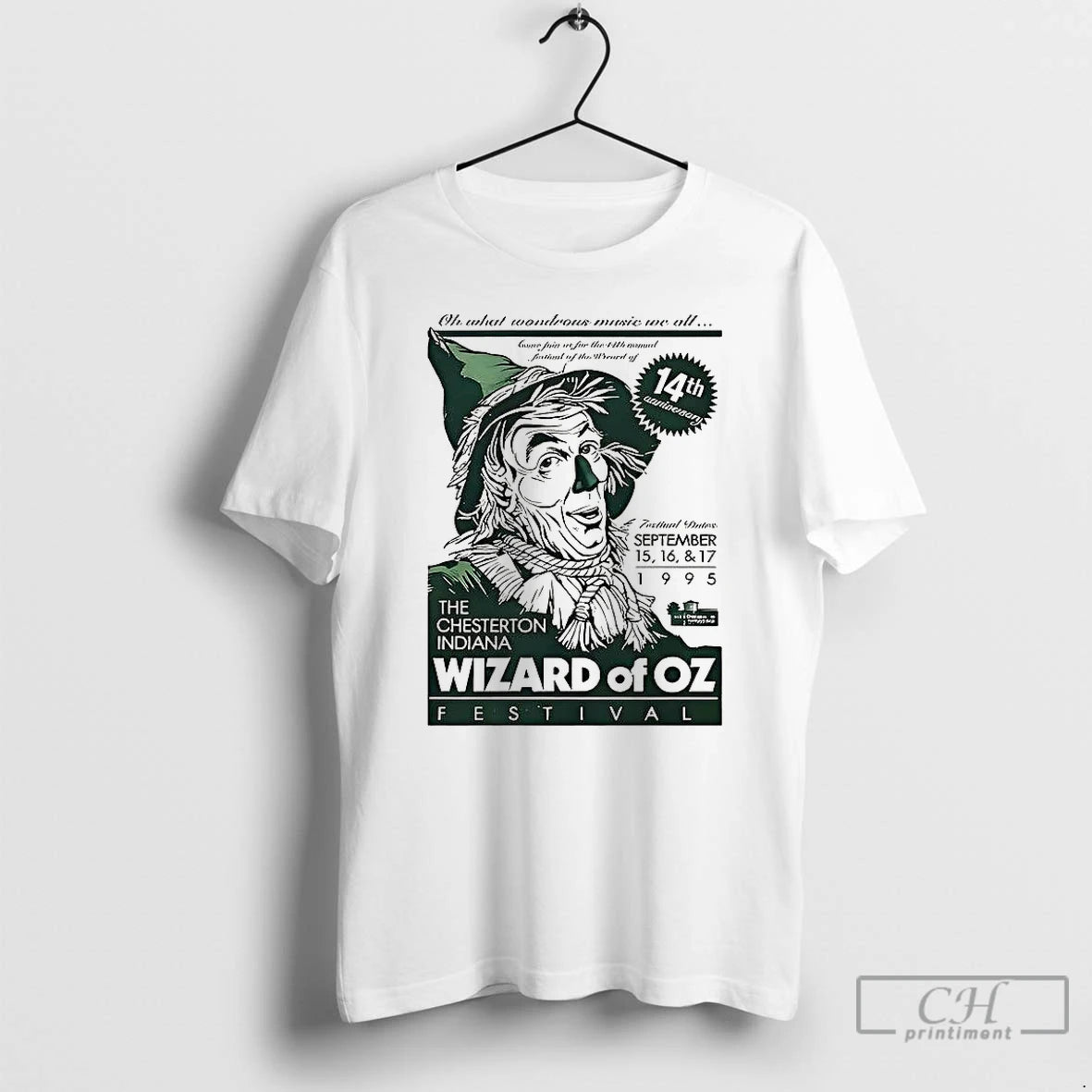 Classic The Chesterton Indiana Wizard Of Oz Festival Comic T-Shirts, Hoodie, Sweatshirt | RetroVerseTees.com