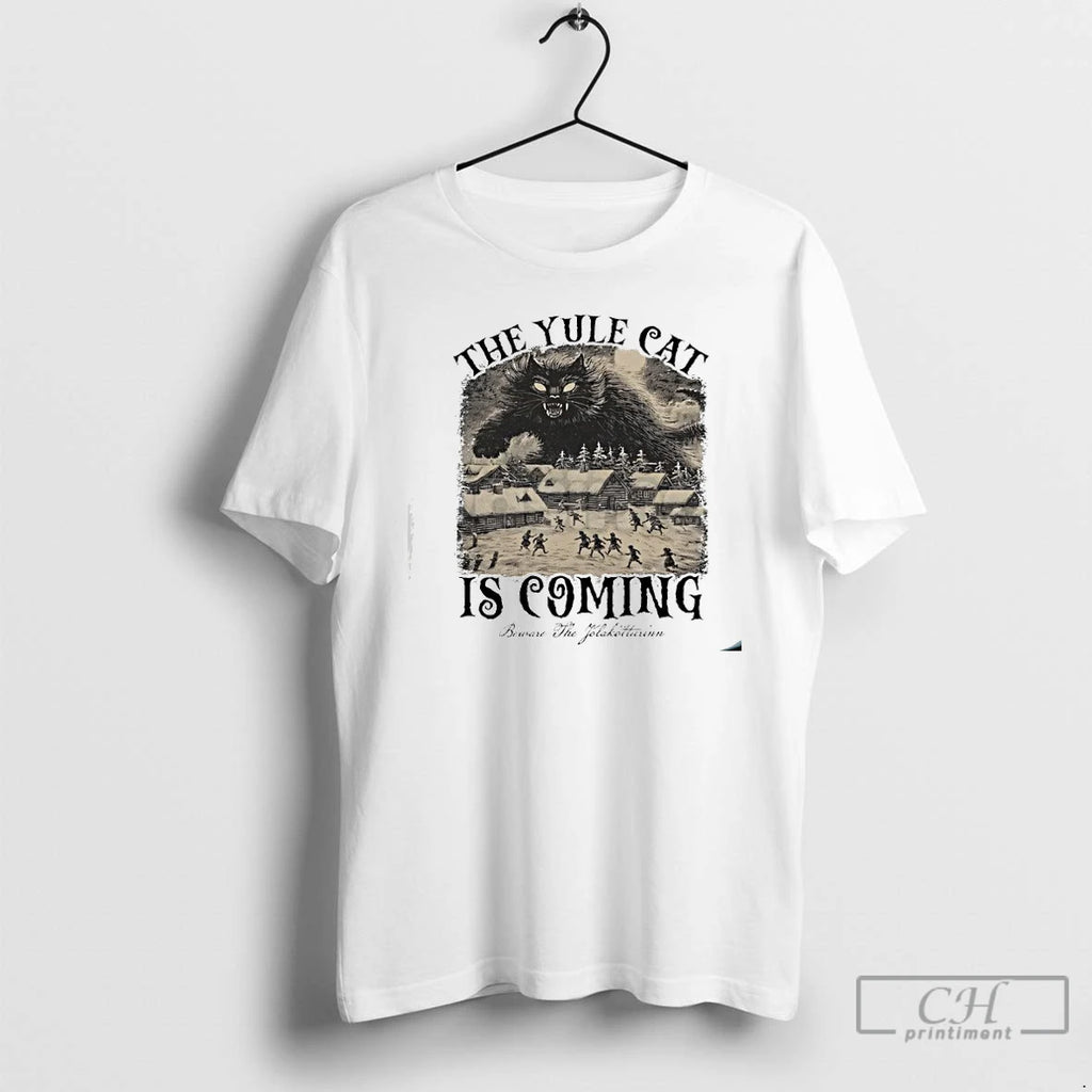 Classic The Yule Cat Is Coming Jolakotturinn Christmas