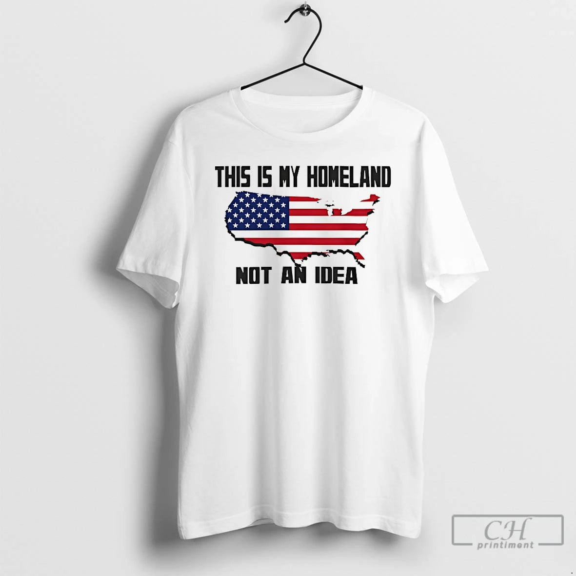 Classic This Is My Homeland Not An Idea Usa Flag T-Shirts, Hoodie, Sweatshirt | RetroVerseTees.com
