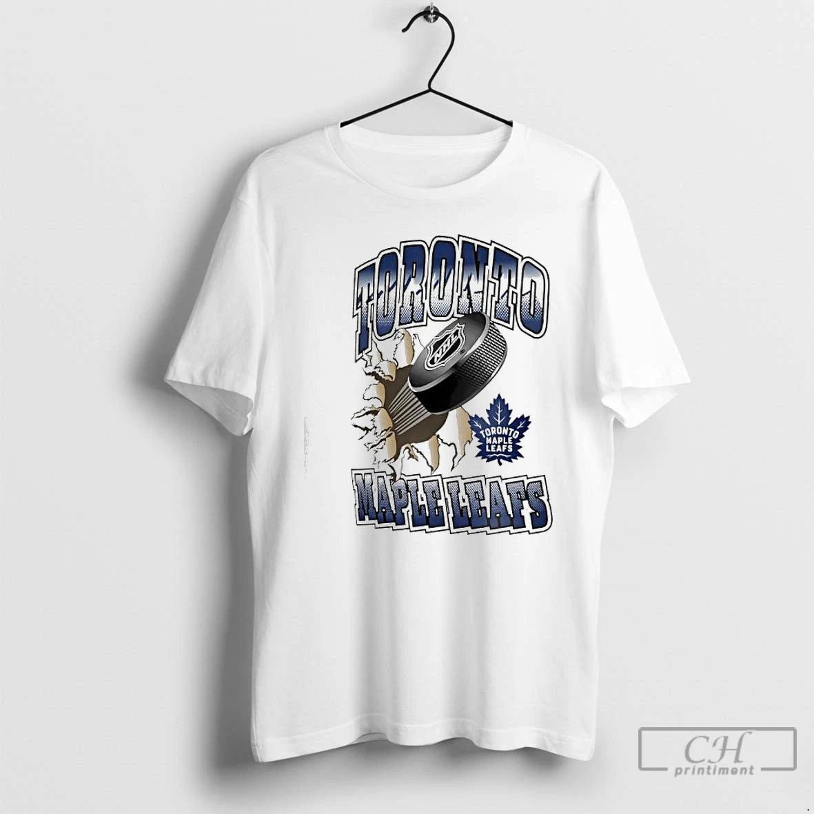 Classic Toronto Maple Leafs Puck Breaking T-Shirts, Hoodie, Sweatshirt | RetroVerseTees.com