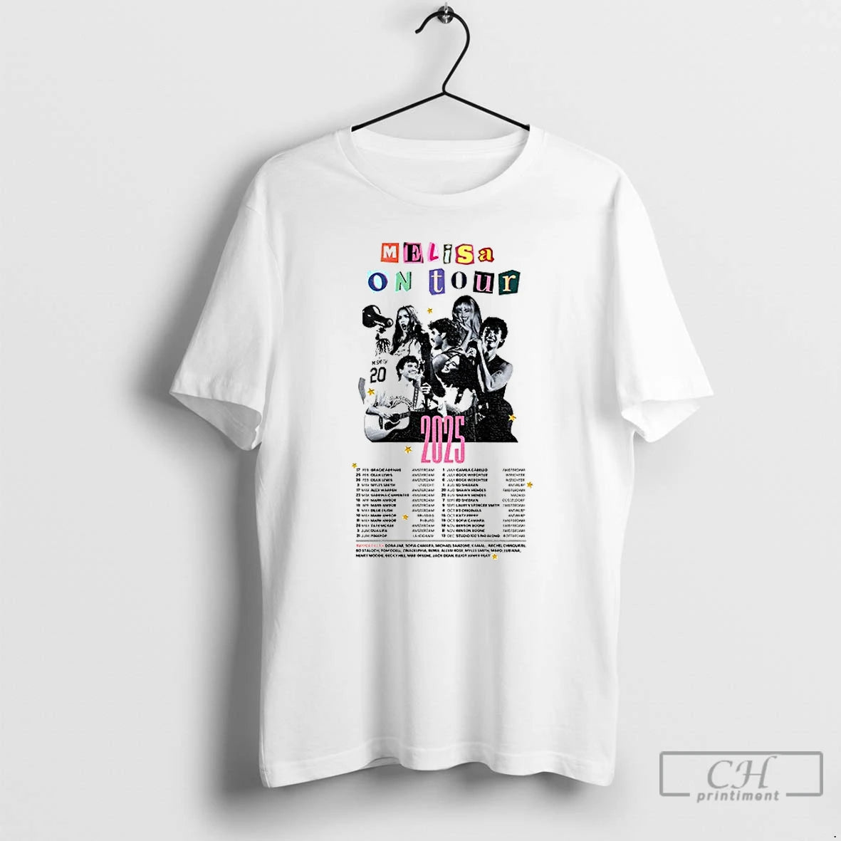 Classic Tour Melisa On Tour 2025 T-Shirts, Hoodie, Sweatshirt | RetroVerseTees.com