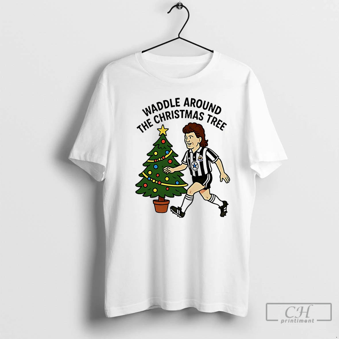 Classic Waddle Around The Christmas Tree Newcastle Christmas T-Shirts, Hoodie, Sweatshirt | RetroVerseTees.com