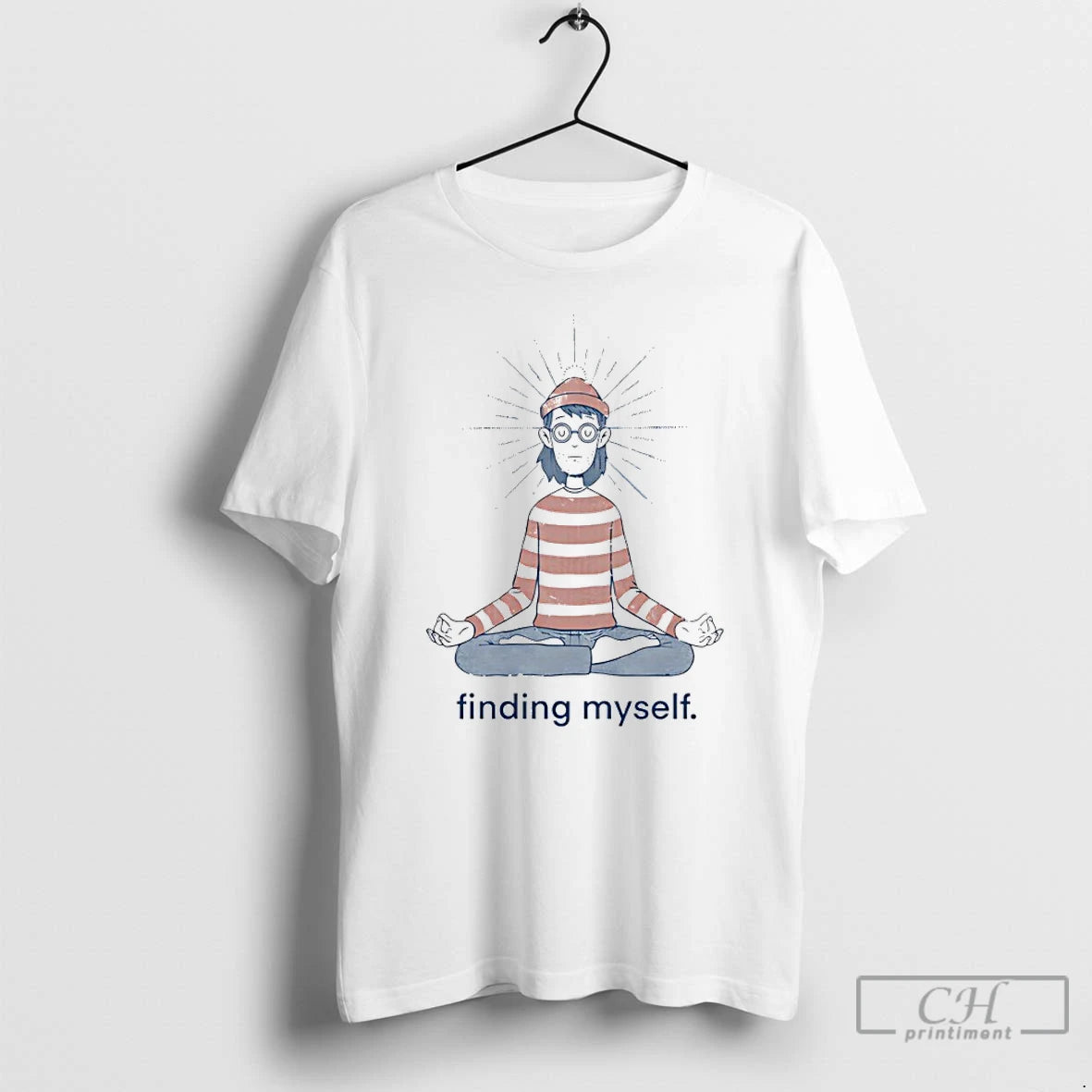Classic Waldo Yoga Finding Myself T-Shirts, Hoodie, Sweatshirt | RetroVerseTees.com