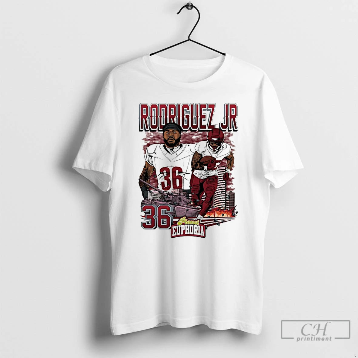 Classic Washington Commanders Chris Rodriguez Jr Player City Skyline T-Shirts, Hoodie, Sweatshirt | RetroVerseTees.com