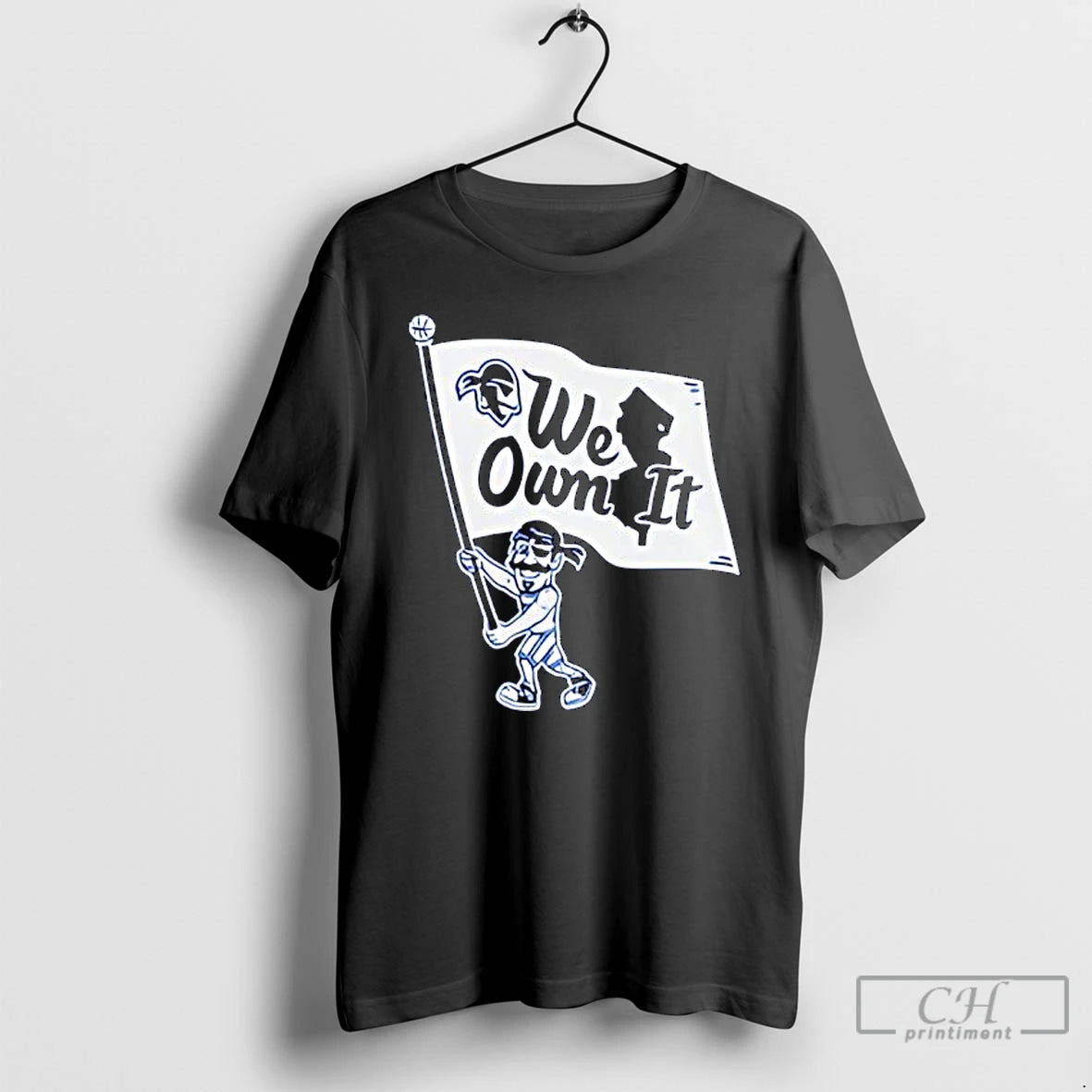 Classic We Own It Seton Hall Pirates Jersey Bleeds Blue T-Shirts, Hoodie, Sweatshirt | RetroVerseTees.com