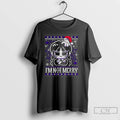 Classic Wednesday Addams And Thing Im Not Merry Ugly Christmas T-Shirts, Hoodie, Sweatshirt | RetroVerseTees.com