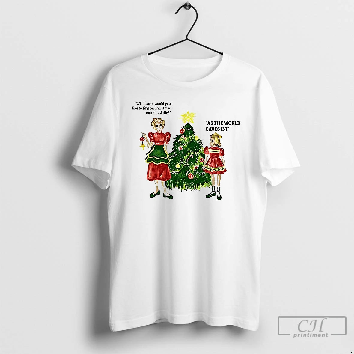 Classic What Carol Would You Like To Sing On Christmas Morning Julie T Shirts Sweater Hoodie, Sweatshirt | RetroVerseTees.com