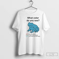 Classic What Color Do You See Frog T-Shirts, Hoodie, Sweatshirt | RetroVerseTees.com