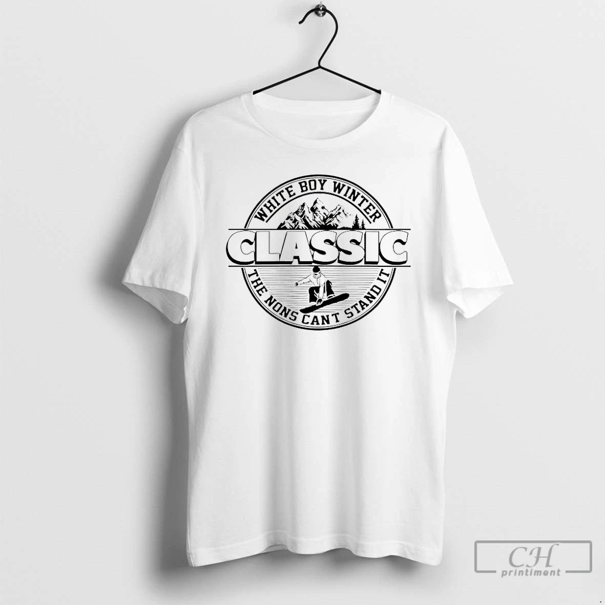 Classic White Boy Winter Classic The Nons Cant Stand It T-Shirts, Hoodie, Sweatshirt | RetroVerseTees.com