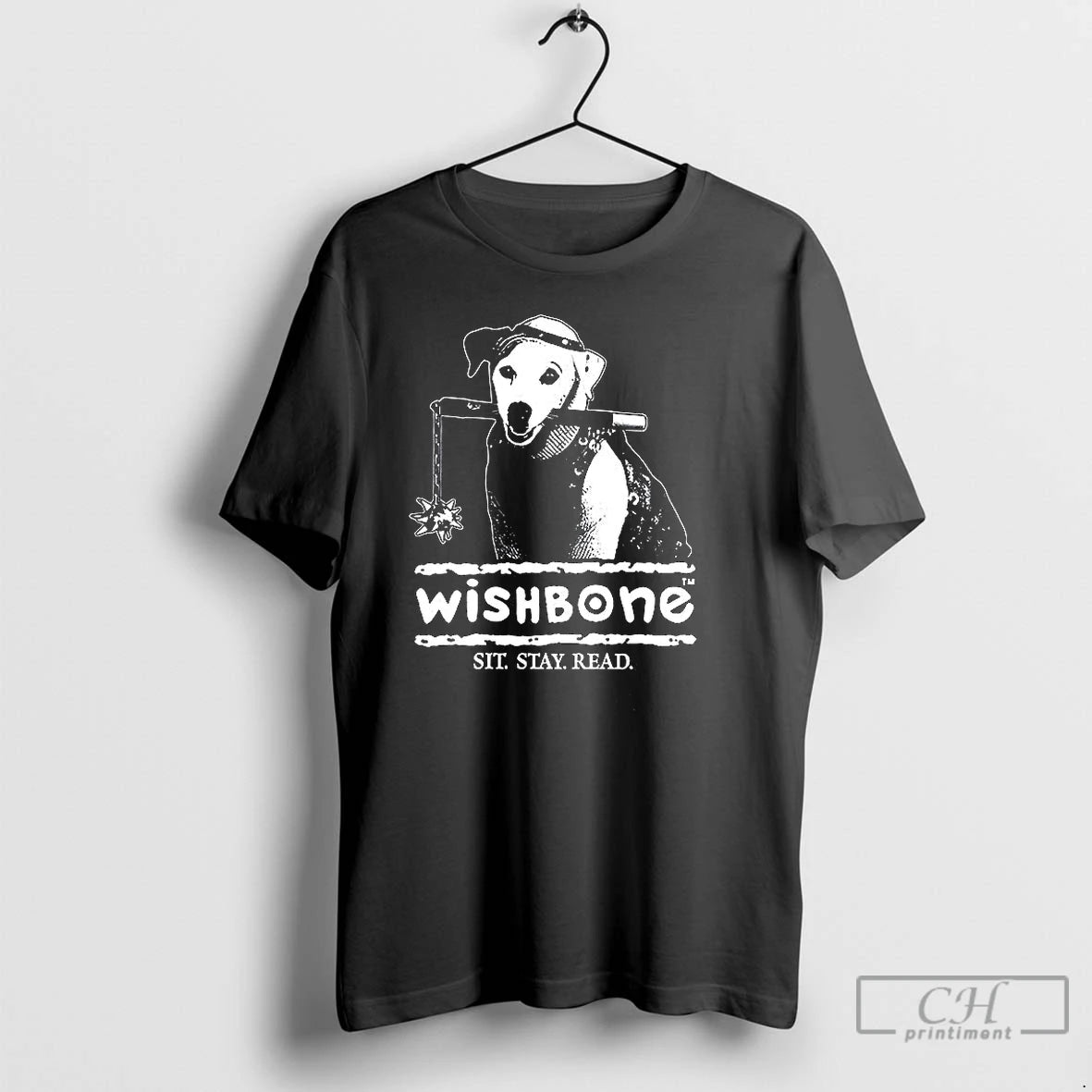 Classic Wishbone Sit Stay Read T-Shirts, Hoodie, Sweatshirt | RetroVerseTees.com