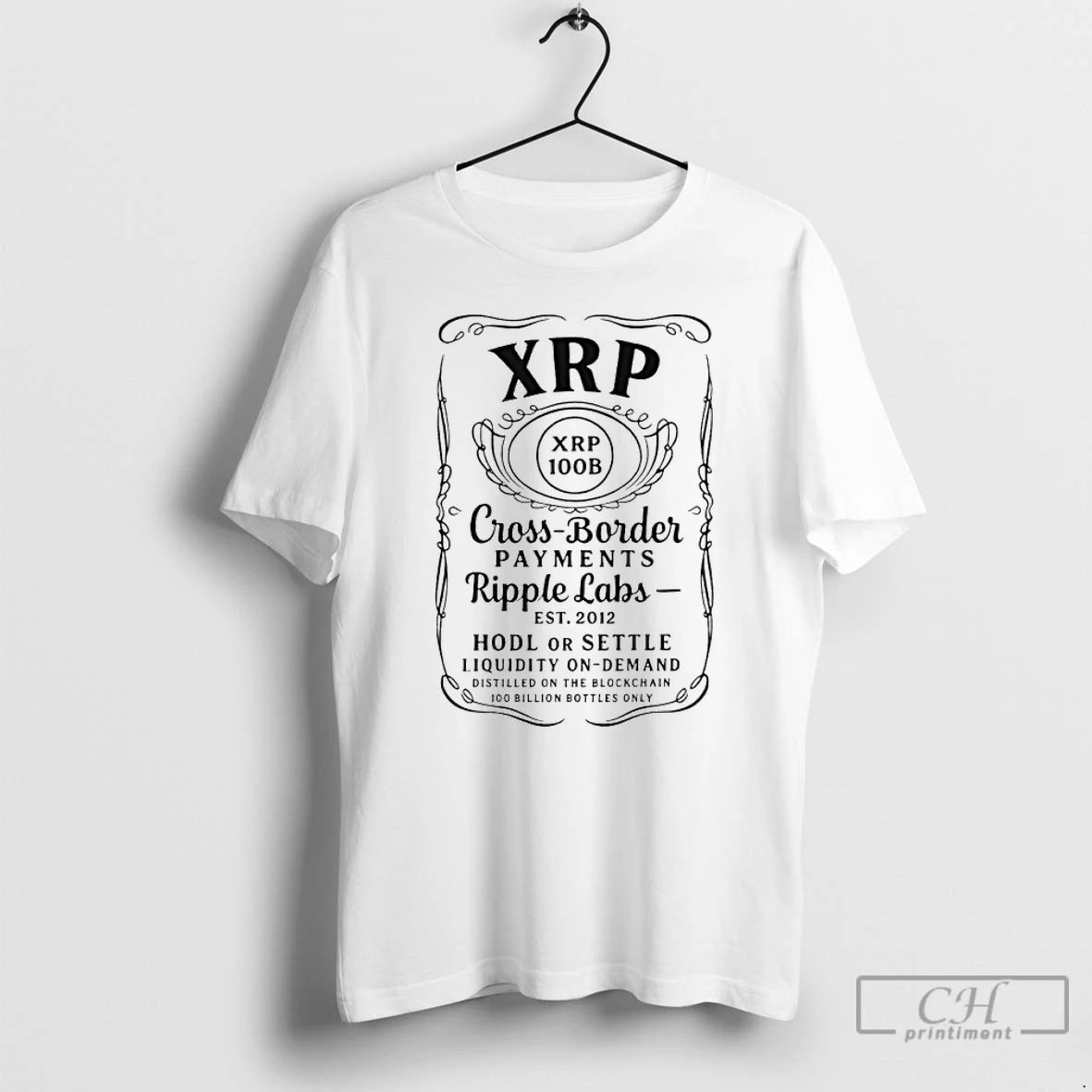 Classic Xrp Crypto Cross Border Payments Ripple Labs Est 2012 T-Shirts, Hoodie, Sweatshirt | RetroVerseTees.com