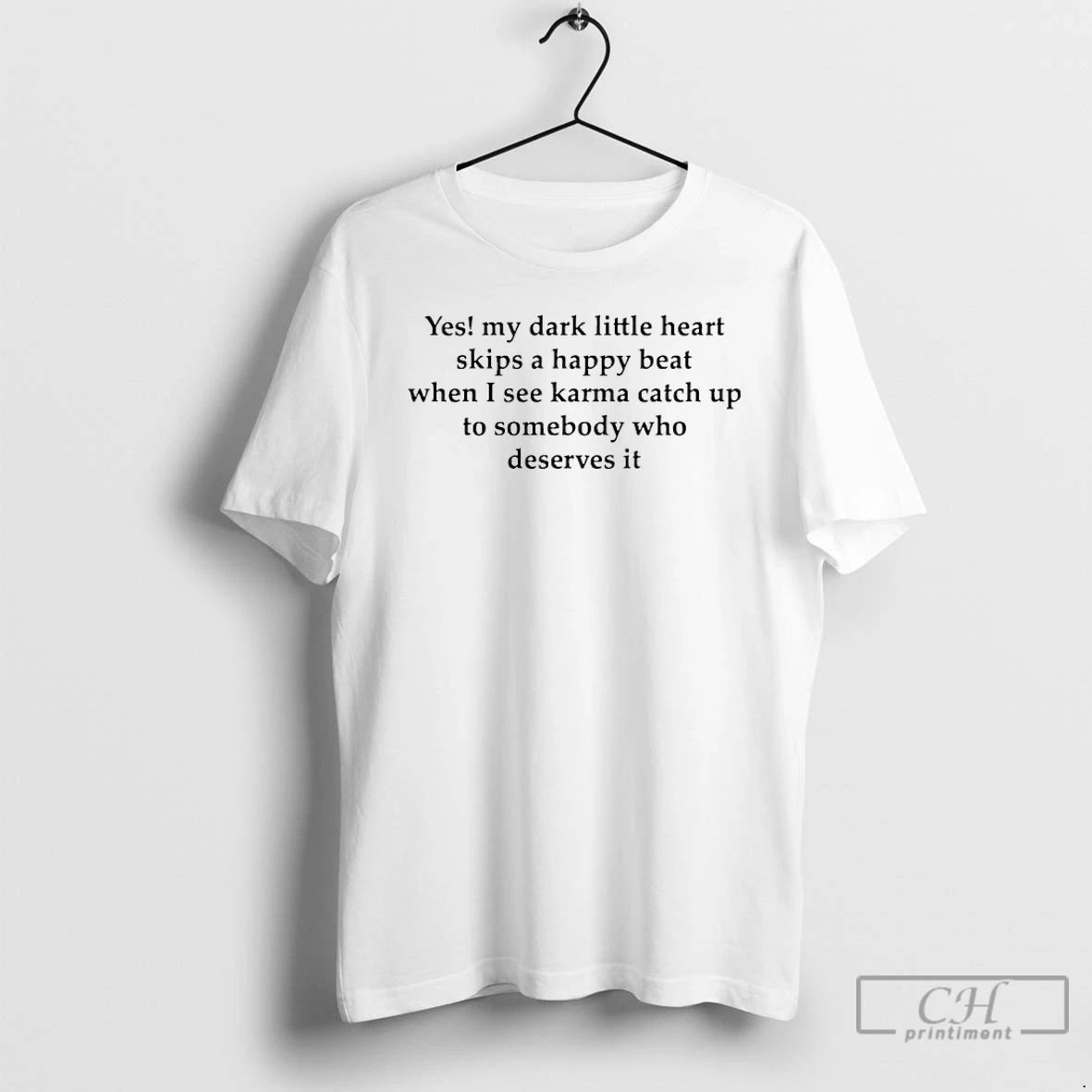 Classic Yes My Dark Little Heart Skips A Happy Beat When I See Karma Catch T-Shirts, Hoodie, Sweatshirt | RetroVerseTees.com