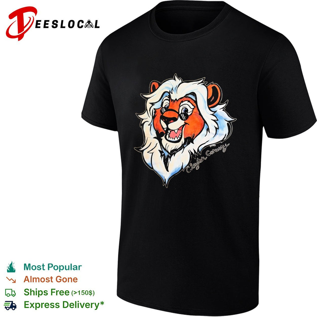 Clayton Conway Lion Character Signature shirt