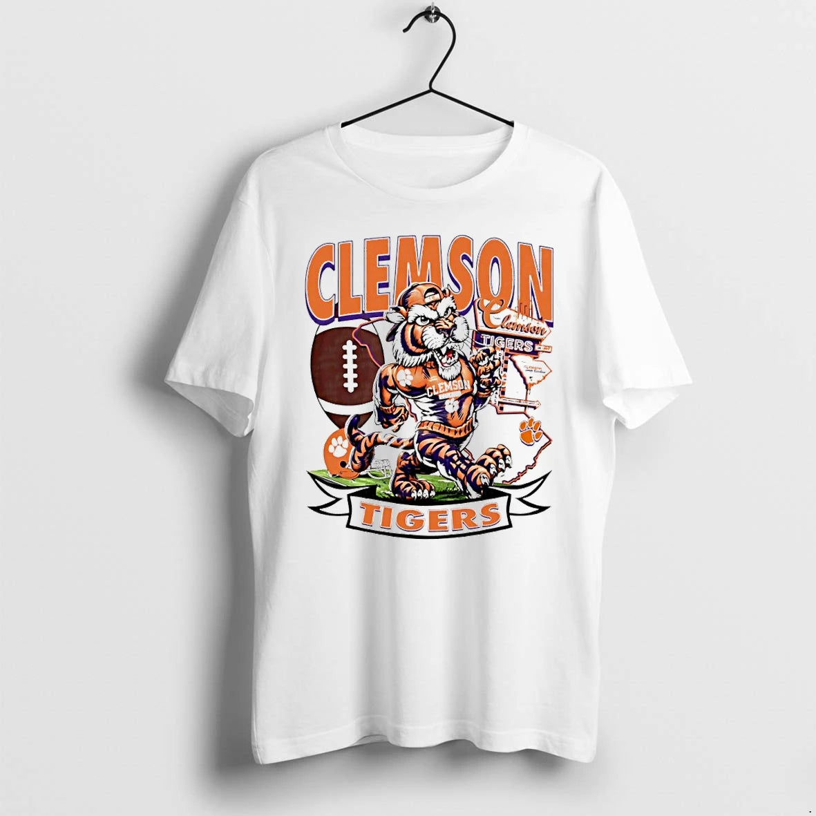 Clemson Tigers Football Mascot Ncaa Tshirts Sweater