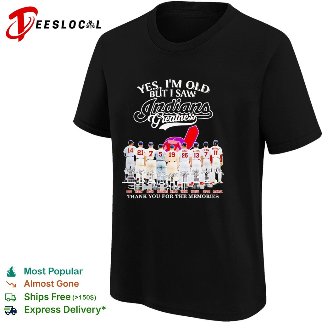 Cleveland Indians Legends Doby Lemon Rosen Boudreau Feller Thome Vizquel Lofton Ramirez Signature shirt