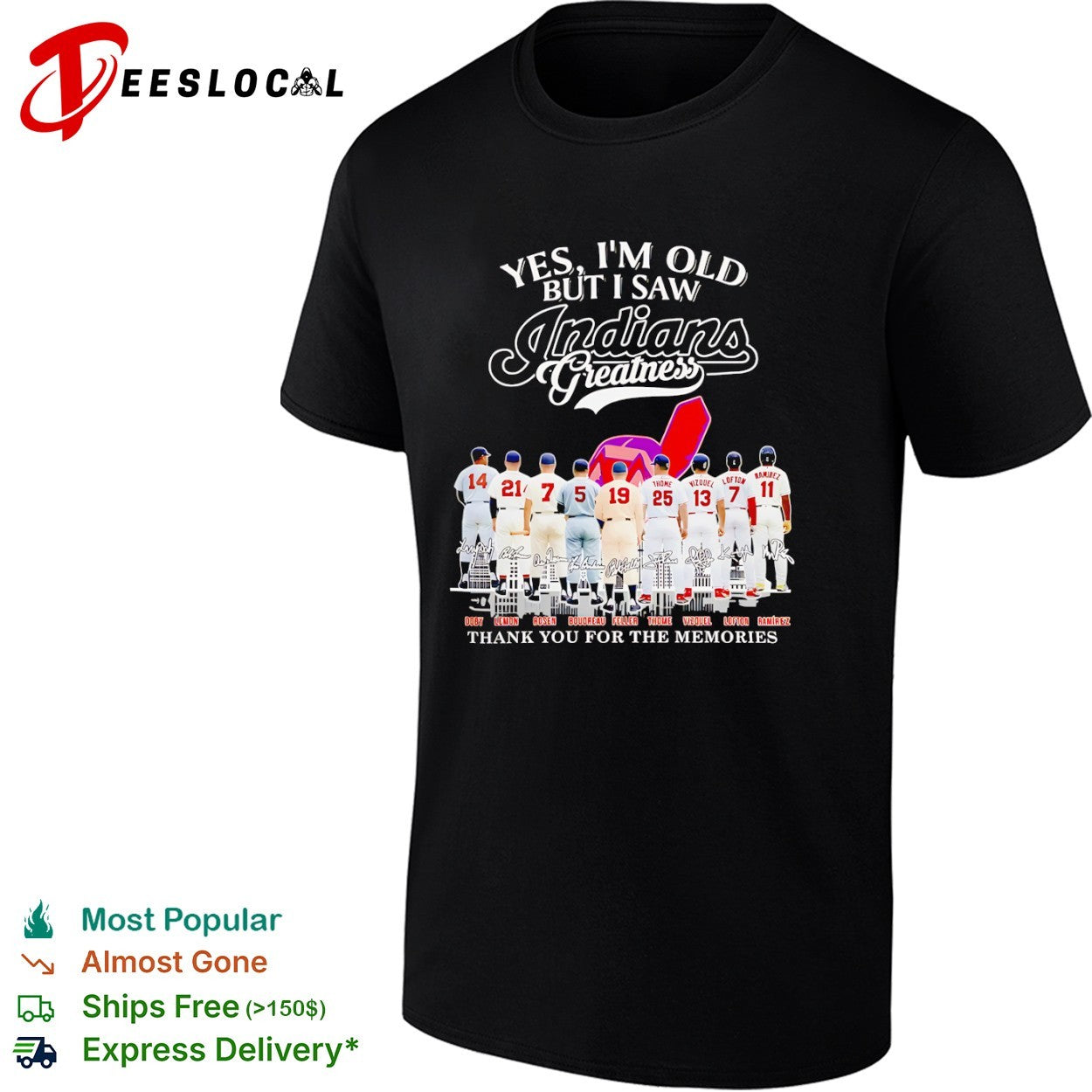 Cleveland Indians Legends Doby Lemon Rosen Boudreau Feller Thome Vizquel Lofton Ramirez Signature shirt
