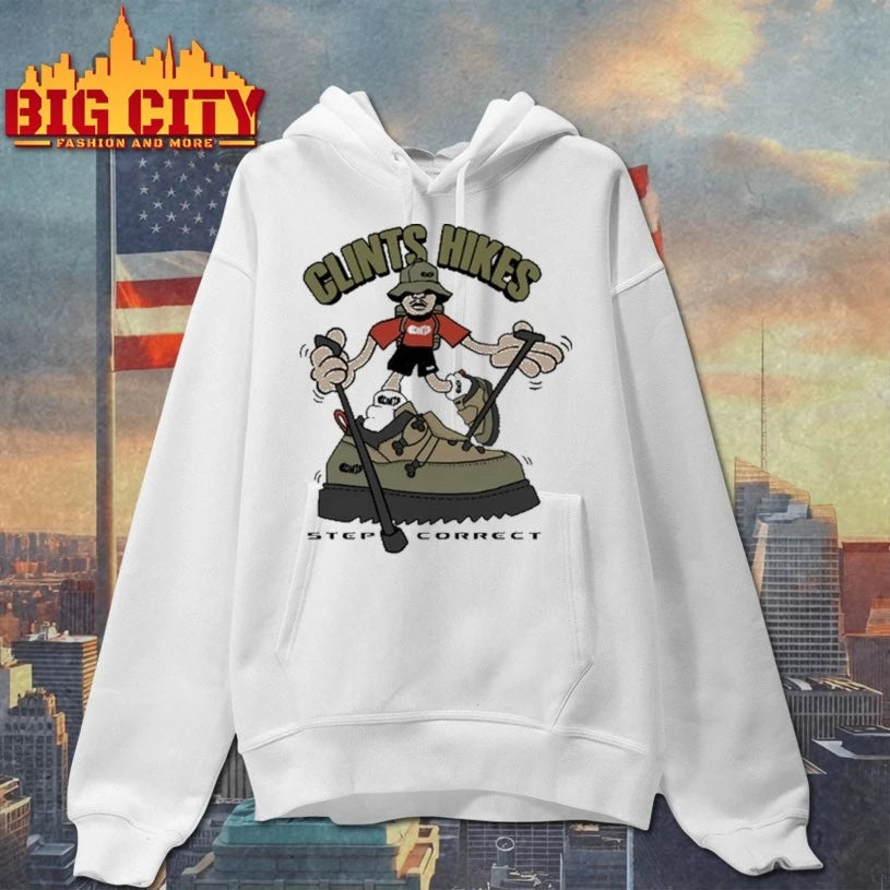 Clints Inc Hikes Step Concert shirt
