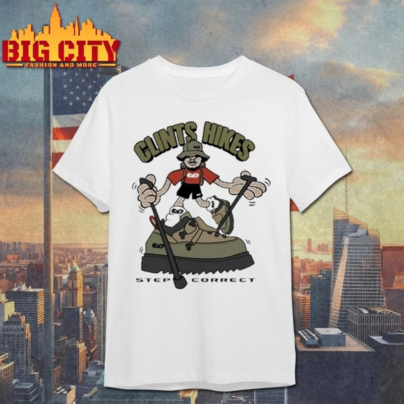 Clints Inc Hikes Step Concert shirt