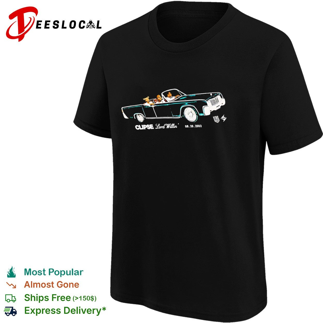 Clipse Lord Willin’ 08202002 Album Cover shirt