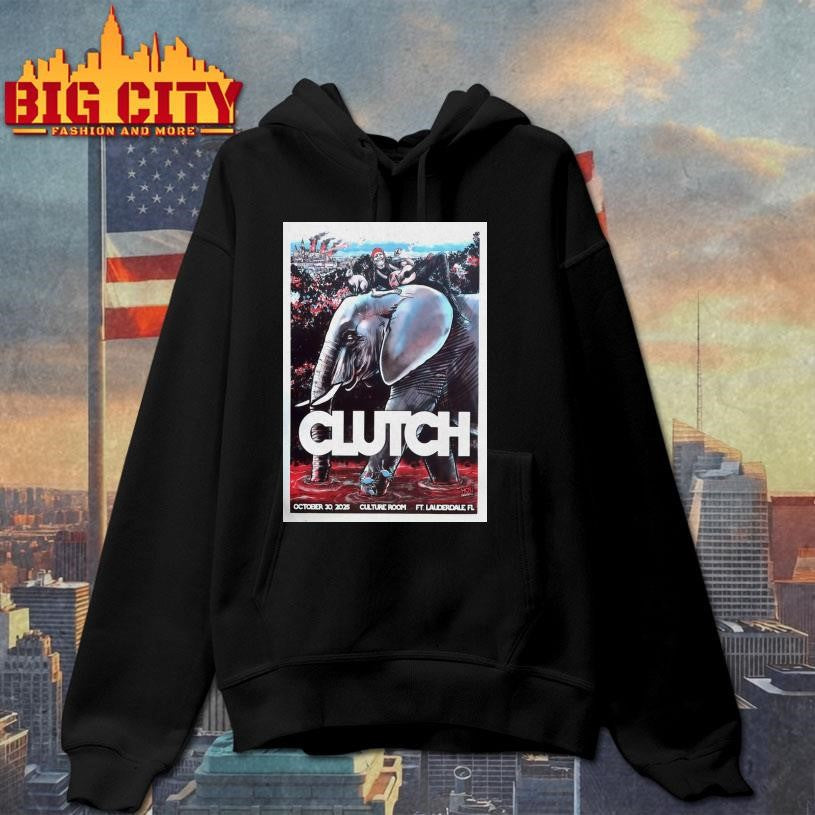 Clutch FT. Lauderdale Halloween Show On Oct 30 2025 Poster Shirt