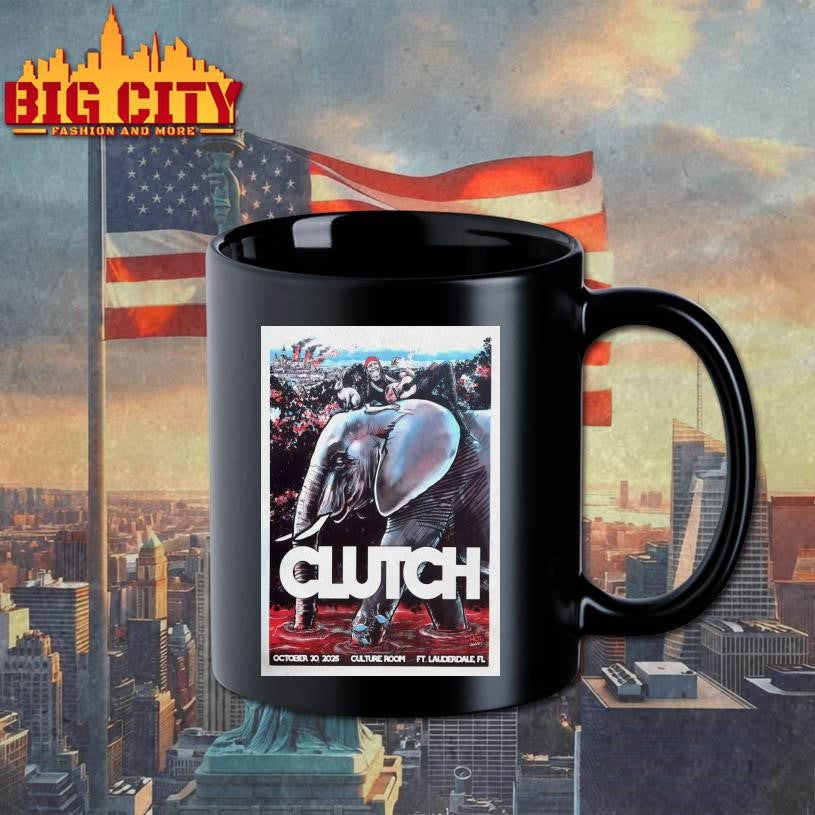 Clutch FT. Lauderdale Halloween Show On Oct 30 2025 Poster Shirt