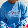 Coastal Classic 'East Coast' Embroidered Cozy Crew T-Shirts, Hoodie, Sweatshirt | RetroVerseTees.com
