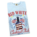 Cocktail USA Social Club Comfort Colors T-Shirt Hoodie, Sweatshirt | RetroVerseTees.com