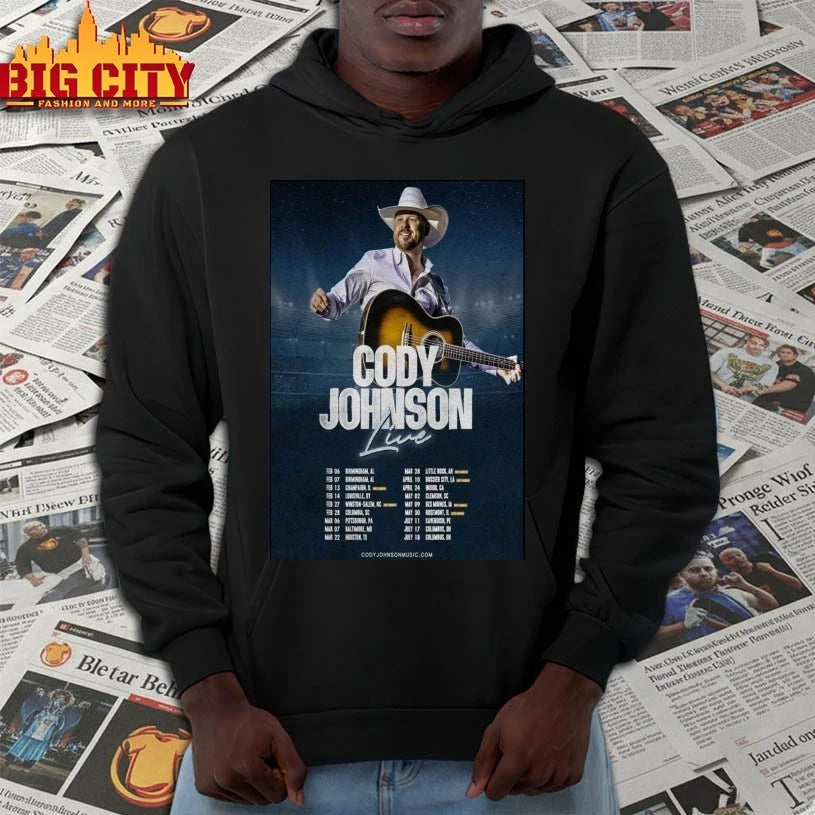 Cody Johnson New Tour 2026 Poster shirt