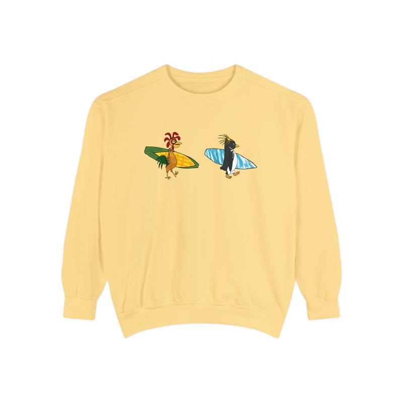 Cody Maverick & Chicken Joe Surfs Up Unisex Sweatshirt T-Shirts, Hoodie | RetroVerseTees.com
