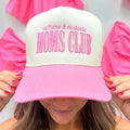 'Coffee & Cocktails Moms Club' 3D Embroidered Snapback Trucker Hat T-Shirts, Hoodie, Sweatshirt | RetroVerseTees.com