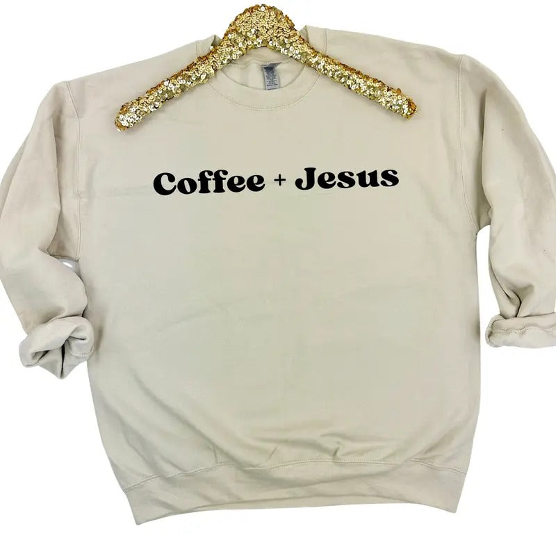 Coffee & Jesus Sweatshirt 'NLB' T-Shirts, Hoodie | RetroVerseTees.com