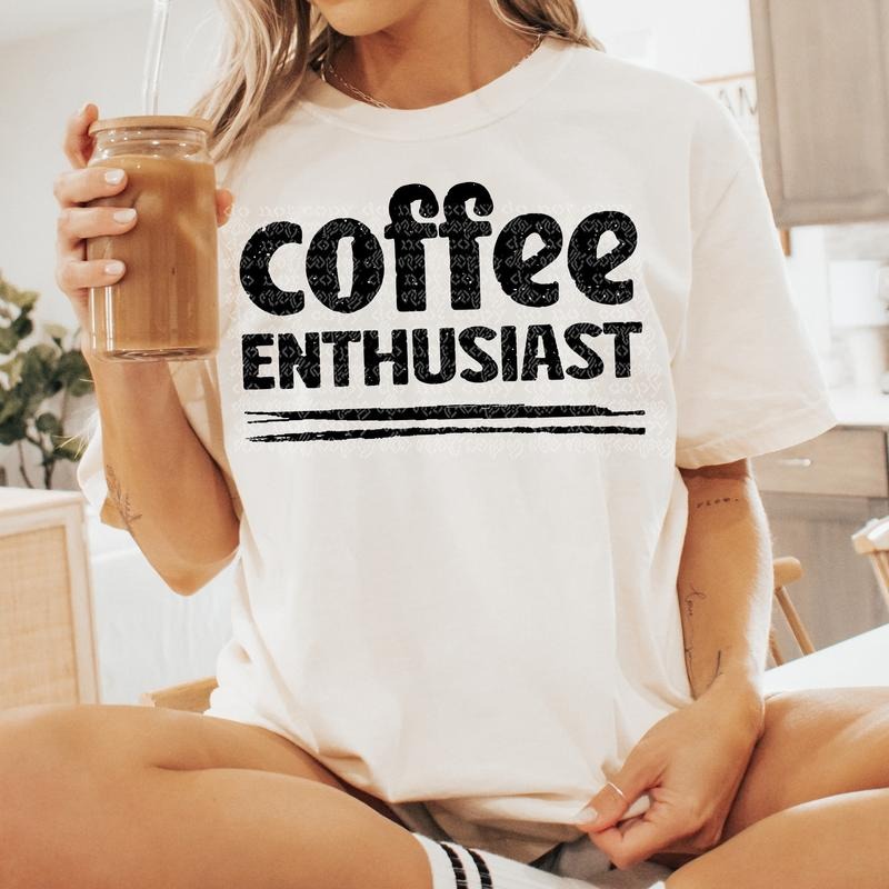 Coffee Enthusiast DTF Transfers - THIS IS NOT A SHIRT Hoodie, Sweatshirt | RetroVerseTees.com