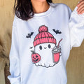 Coffee Ghost Pink Graphic Top T-Shirts, Hoodie, Sweatshirt | RetroVerseTees.com