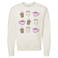 'Coffee Girlie' Crewneck Sweatshirt T-Shirts, Hoodie | RetroVerseTees.com