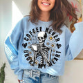 Coffee Never Broke My Heart DTF Transfers - THIS IS NOT A SHIRT Hoodie, Sweatshirt | RetroVerseTees.com