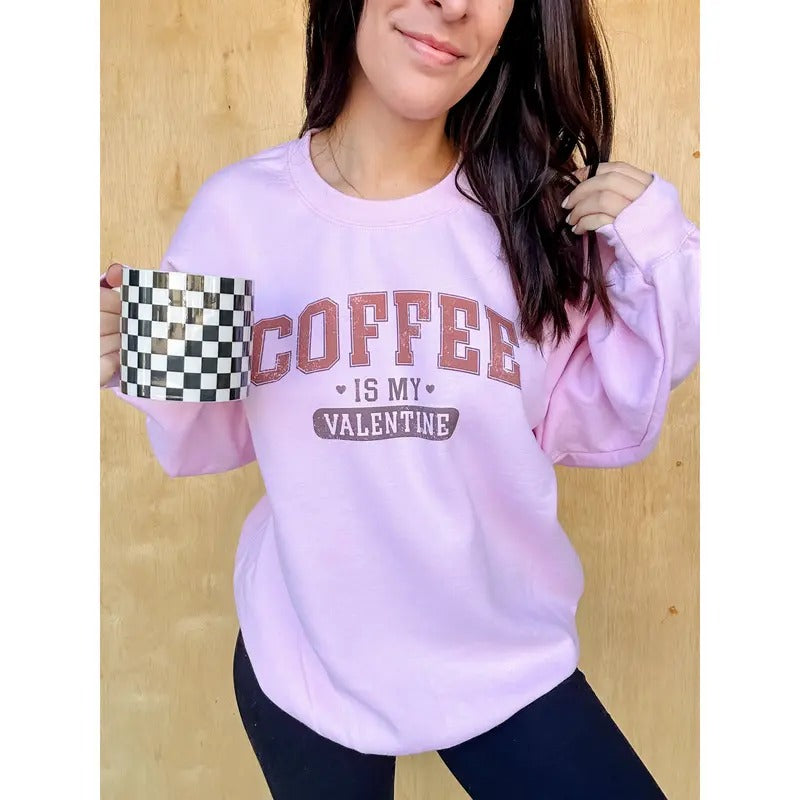 Coffee Valentine Graphic Top T-Shirts, Hoodie, Sweatshirt | RetroVerseTees.com