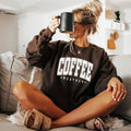 Coffee Weather Classic Style Unisex Sweatshirt, Coffee Lovers Christmas Sweatshirt, Gift for Him for Her Winter Holiday...