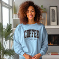 Coffee Weather Crewneck Sweatshirt - Comfortable Casual Top with "COFFEE WEATHER" Print, Long Sleeve, Available in...