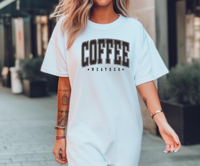Coffee Weather custom colors  Tee shirt Hoodie, Sweatshirt | RetroVerseTees.com