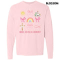 Collage Make Heaven Crowded Long Sleeve Comfort Colors T-Shirt 'NLB' Hoodie, Sweatshirt | RetroVerseTees.com
