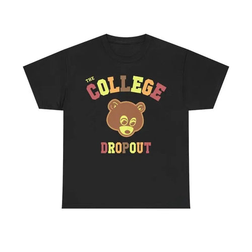 "College Dropout" Inspired Graphic Tee Menswear Retro Shirt T-Shirt Top Vintage Comfy Classic Cotton Casual Hoodie,...