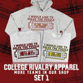 College Football Rivalry Apparel (Set 1) T-Shirts, Hoodie, Sweatshirt | RetroVerseTees.com