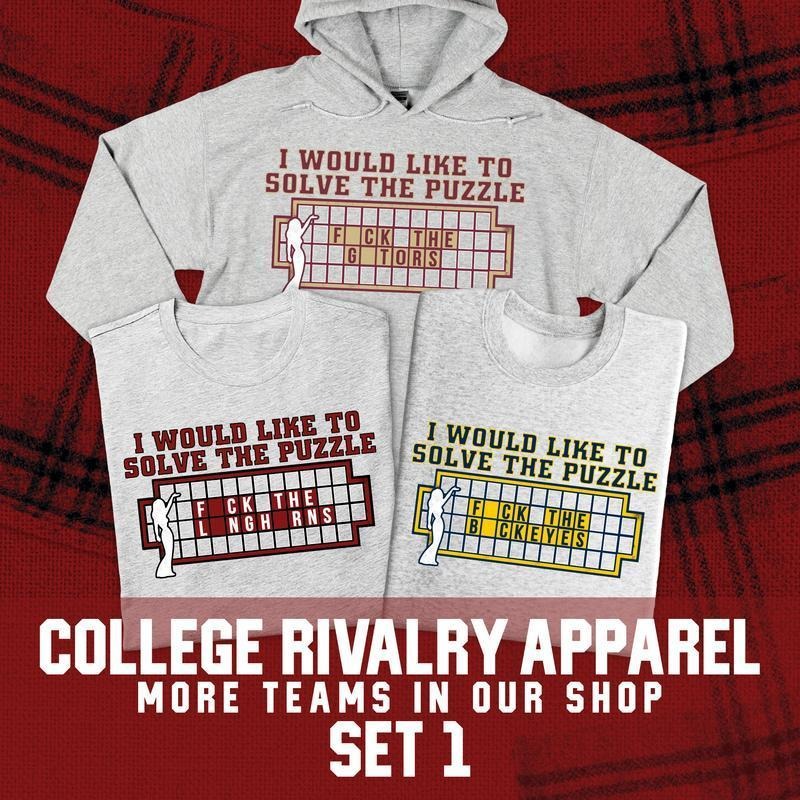 College Football Rivalry Apparel (Set 1) T-Shirts, Hoodie, Sweatshirt | RetroVerseTees.com